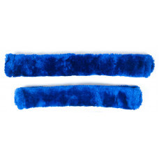 PFIFF FAUX FUR SET FOR HALTER AND BRIDLE - blue PFIFF FAUX FUR SET FOR HALTER AND BRIDLE - blue