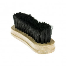 Horze Grip Wood Handle Soft Face Brush black