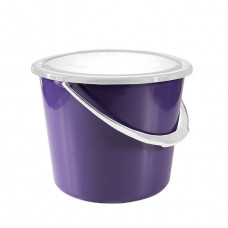 Horze Stable Bucket w/Cover purple 8L