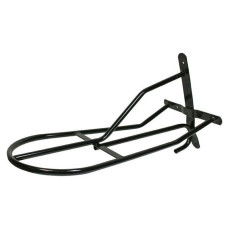 Metal saddle rack, black