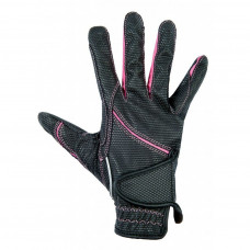 Riding gloves -Fashion- Black/pink