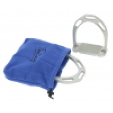 FEELING FLEECE COVERS FOR STIRRUPS black, red, blue.