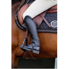 Equitheme ādas krāgas -Sparkly-  melnas