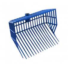 Skaidu dakšas galva, PVC, bez kāta ,zilas