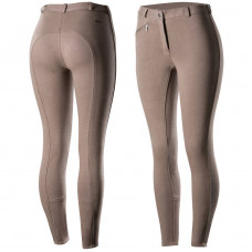 Horze Active sieviešu bridžas ar pilno silikona sēdvietu - brūnas